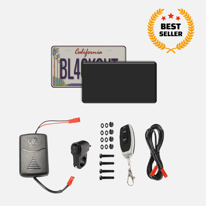 VanishPlate License Plate Cover - USA/Canada Motorcycle